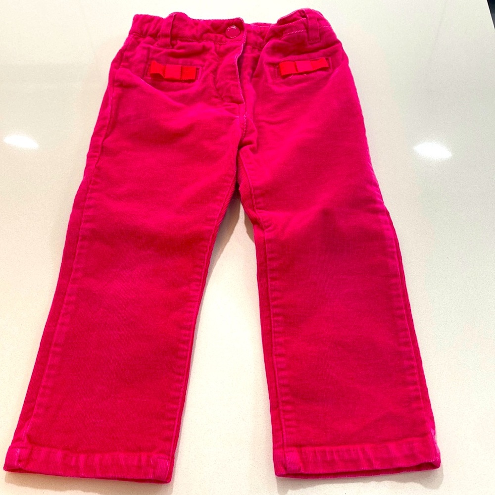 Jacadi pink corduroy jeans size 24 months. Perfect condition.